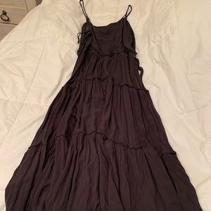 Free people dark gray maxi